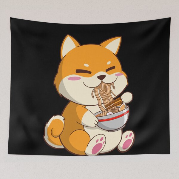Item preview, Fideos Shiba Camiseta clásica designed and sold by JesperDogan.