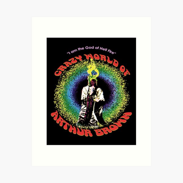 Aperçu de l'œuvre Arthur Brown - Dieu du feu de l'enfer créée et vendue par RomanKulczyn.