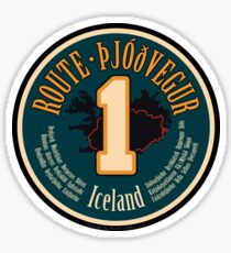 Route 1 - Iceland Sticker