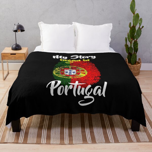 Item preview, My story began in Portugal Flag Fingerprint DNA Portuguese designed and sold by PartyShirts1.