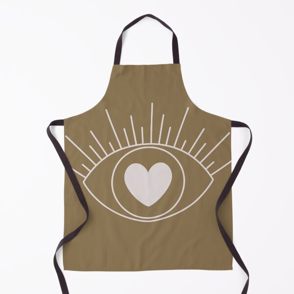 Item preview, Magical Mysterious Aesthetic Indie Style Pretty Heart Eye Olive Brown designed and sold by scorpiolane.