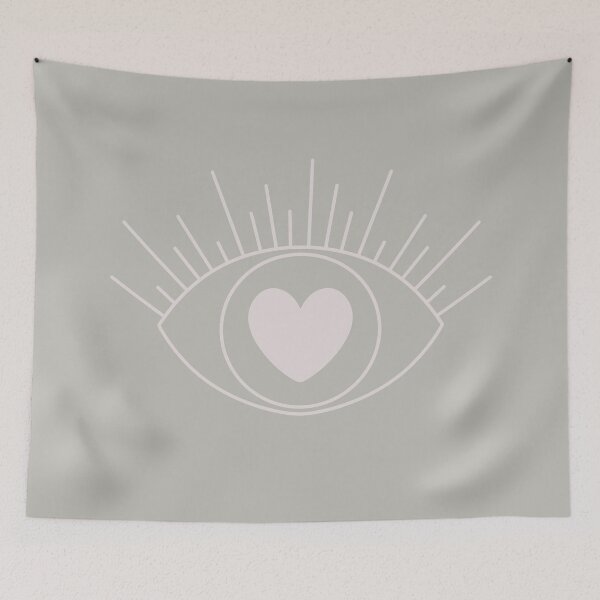 Item preview, Magical Mysterious Aesthetic Indie Style Pretty Heart Eye Pale Green designed and sold by scorpiolane.