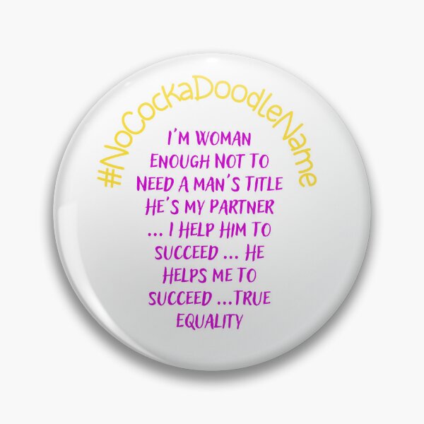 Item preview, #NoCockaDoodleName Keep Your Maiden Name designed and sold by LacedInCharm.