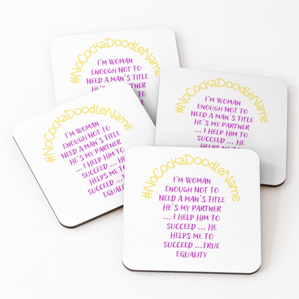 Item preview, #NoCockaDoodleName Keep Your Maiden Name designed and sold by LacedInCharm.