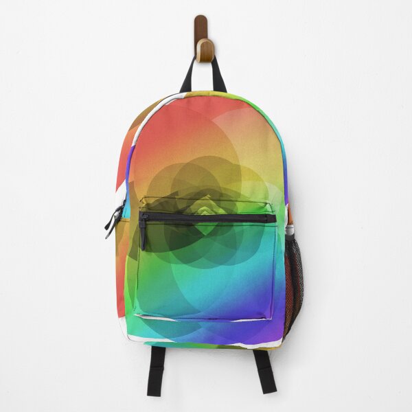 Item preview,  Rainbow gradient circle fractal designed and sold by C.l S.
