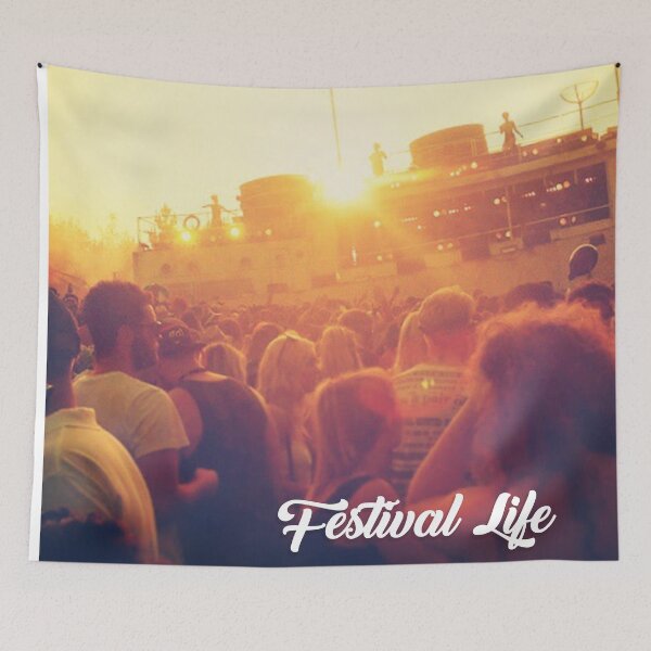 Item preview, Festival life graphic tee 02 designed and sold by krygon.