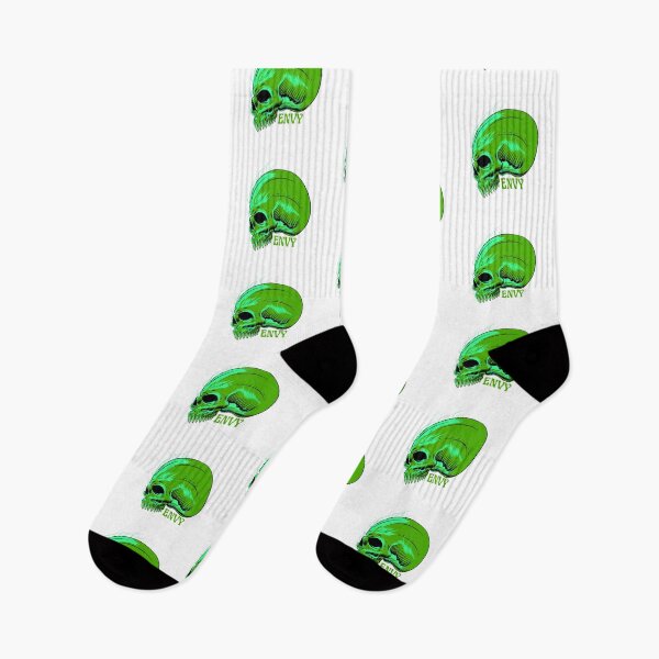 Item preview, Green With Envy Scary Skull Design designed and sold by CreativNode.