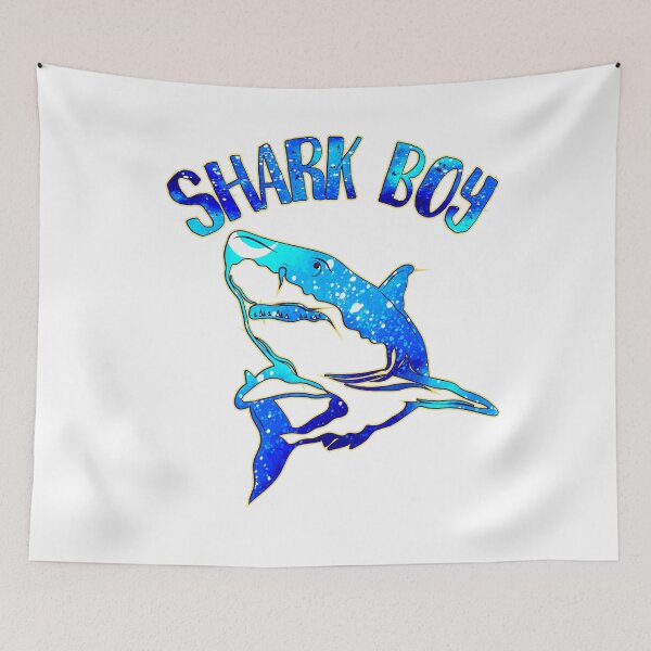 Item preview, Shark Boy designed and sold by PrettyPittie Shop.