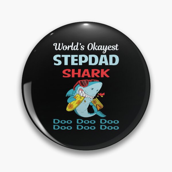 Item preview, Funny Shark STEPDAD designed and sold by StoreHornedFace.