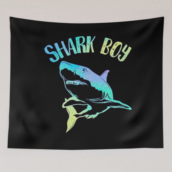 Item preview, Shark Boy designed and sold by PrettyPittie Shop.