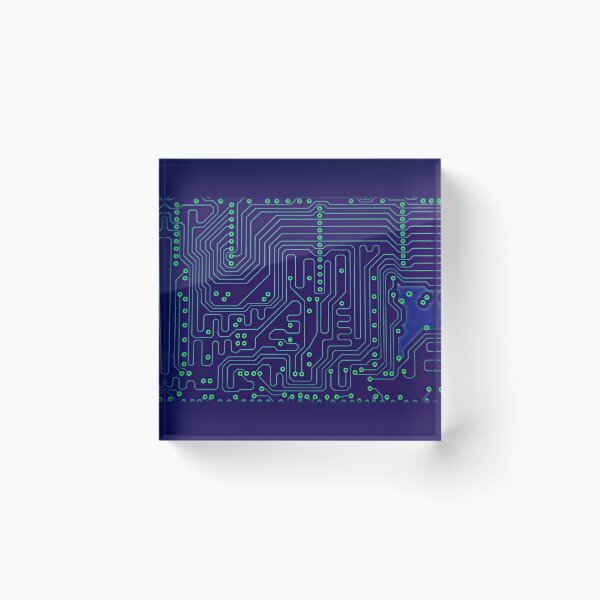 Item preview, Electronics Engineering | Circuit on PCB | Blue Printed Circuit Board | Digital Electronic designed and sold by EngineersArt.