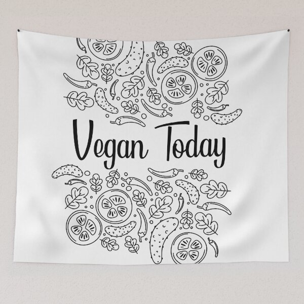 Item preview, Vegan Today   classic T-shirt  designed and sold by Graphichut.