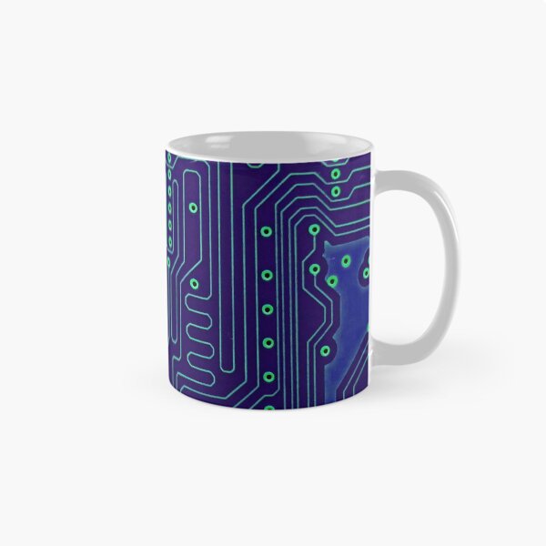 Item preview, Electronics Engineering | Circuit on PCB | Blue Printed Circuit Board | Digital Electronic designed and sold by EngineersArt.