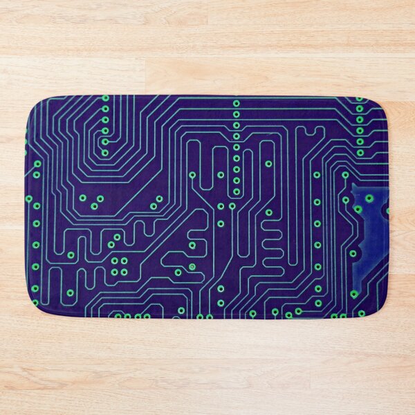 Item preview, Electronics Engineering | Circuit on PCB | Blue Printed Circuit Board | Digital Electronic designed and sold by EngineersArt.