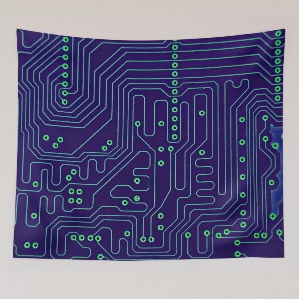 Item preview, Electronics Engineering | Circuit on PCB | Blue Printed Circuit Board | Digital Electronic designed and sold by EngineersArt.