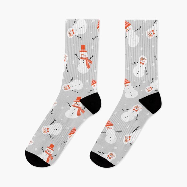 Item preview, Cute Snowman grey background designed and sold by Irenajh87.