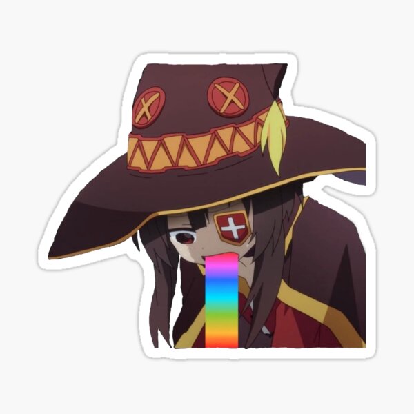 Cry-laugh with the Konosuba Cast: Hilarious Anime Print, Funny Tears of  Kazuma, Aqua, Megumin, and Darkness Sticker for Sale by NewOtaku64