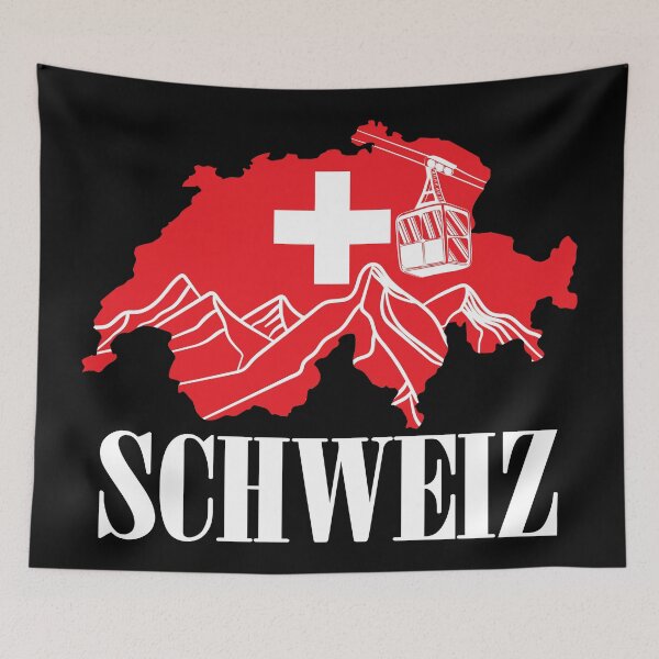 Item preview, Schweiz Map Mountains Alps Since 1291 Suisse Switzerland designed and sold by TravelScientist.