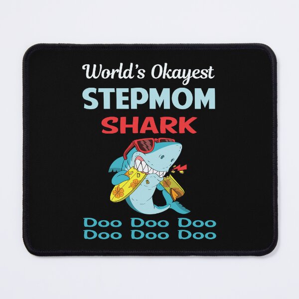 Item preview, Funny Shark STEPMOM designed and sold by StoreHornedFace.