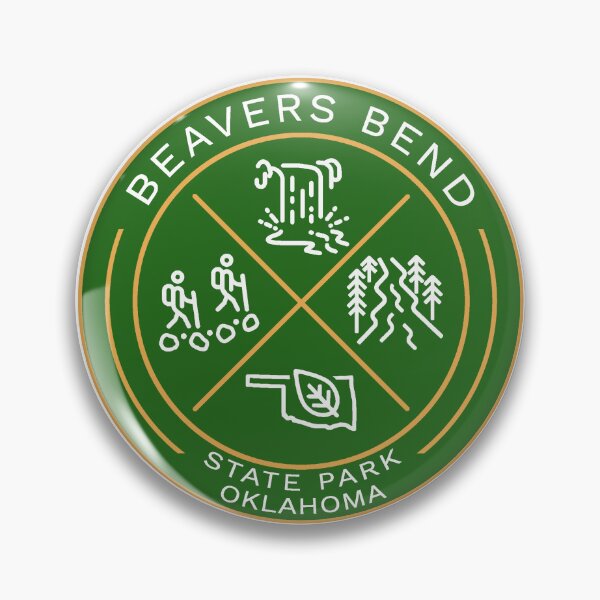 Item preview, Beavers Bend State Park OK Heraldic Logo designed and sold by VanyaKar.