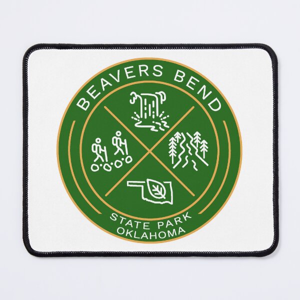 Item preview, Beavers Bend State Park OK Heraldic Logo designed and sold by VanyaKar.