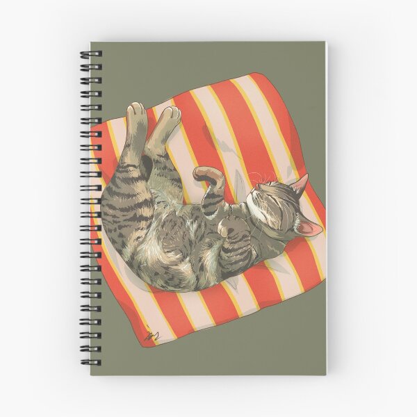 Item preview, Sleeping Cat Brown Grey Tabby designed and sold by maygreen.