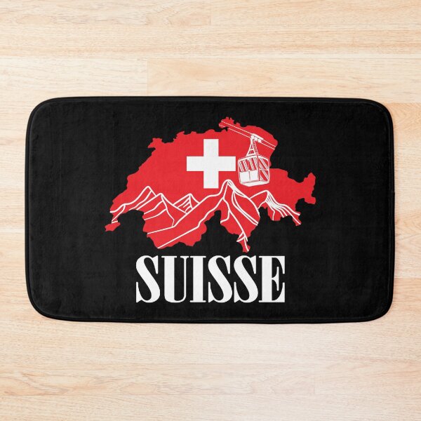 Item preview, Suisse Map Mountains Alps Since 1291 Schweiz Switzerland designed and sold by TravelScientist.
