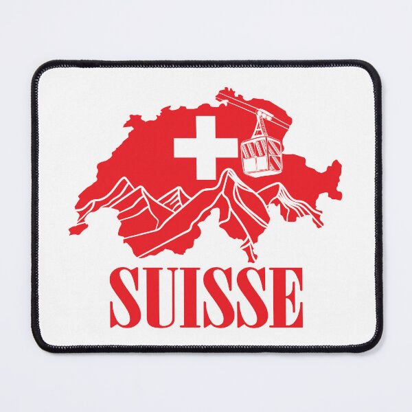 Item preview, Suisse Map Mountains Alps Since 1291 Schweiz Switzerland designed and sold by TravelScientist.