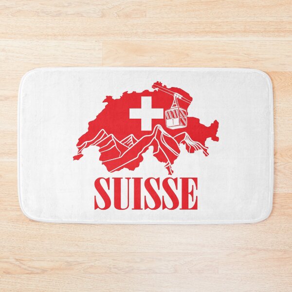 Item preview, Suisse Map Mountains Alps Since 1291 Schweiz Switzerland designed and sold by TravelScientist.