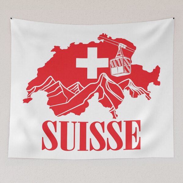 Item preview, Suisse Map Mountains Alps Since 1291 Schweiz Switzerland designed and sold by TravelScientist.