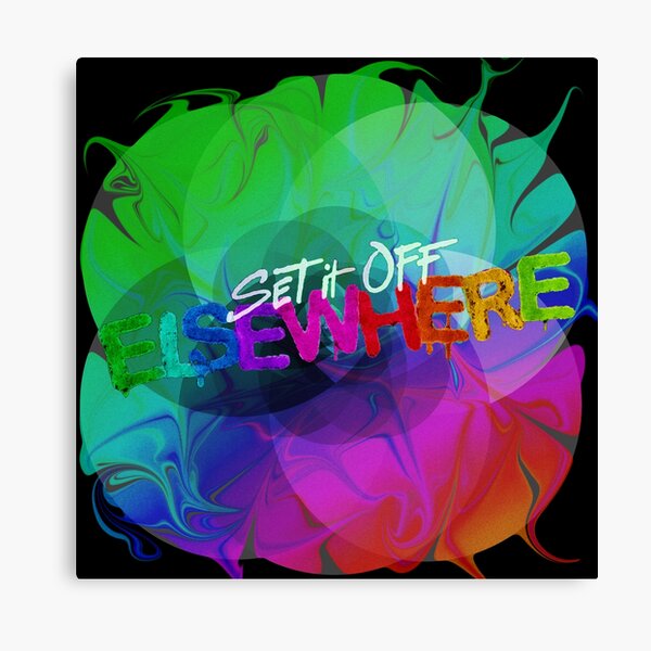 Set it Off Band Elsewhere Album Neon | Poster