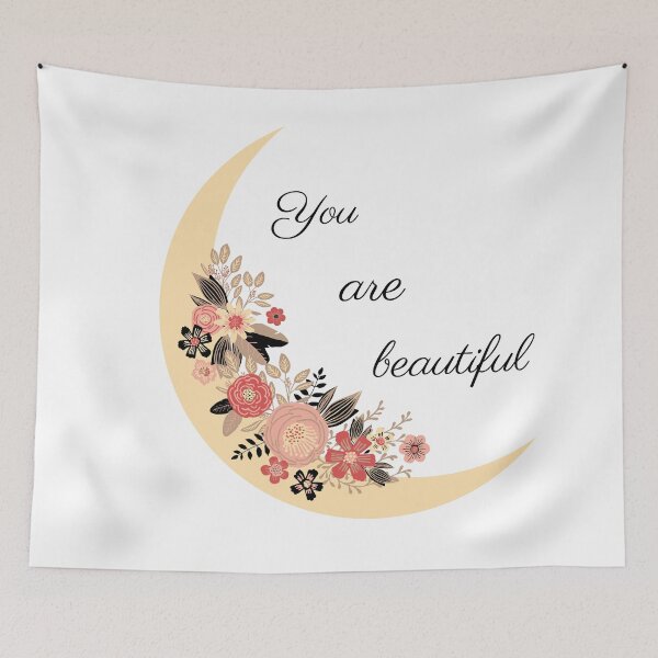 Item preview, You Are Beautiful , Floral Pattern designed and sold by ArtemisDesignss.