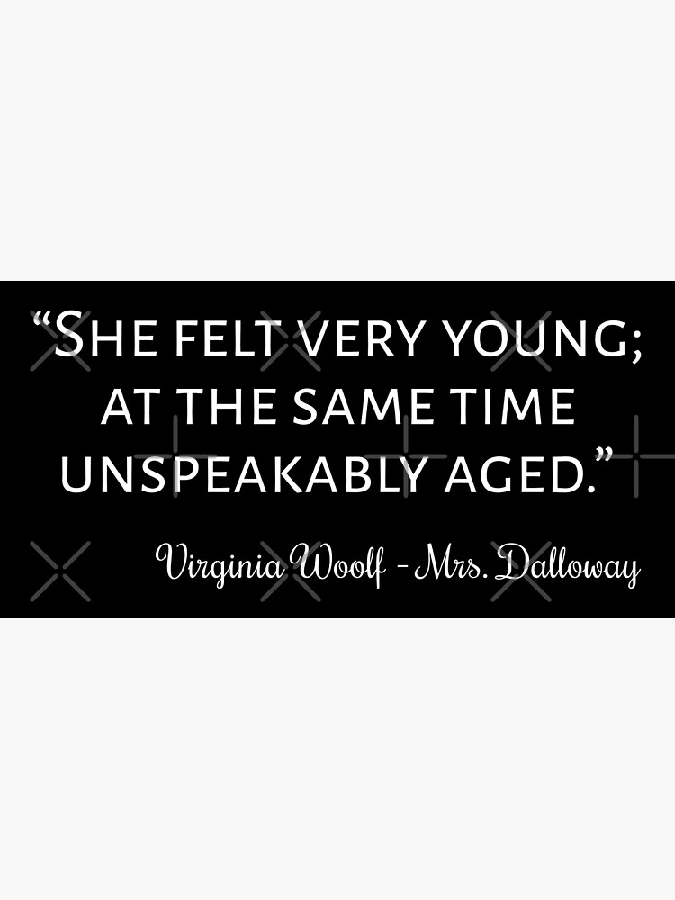 "Mrs. Dalloway Quote III Classic Style" Poster for Sale by lemon
