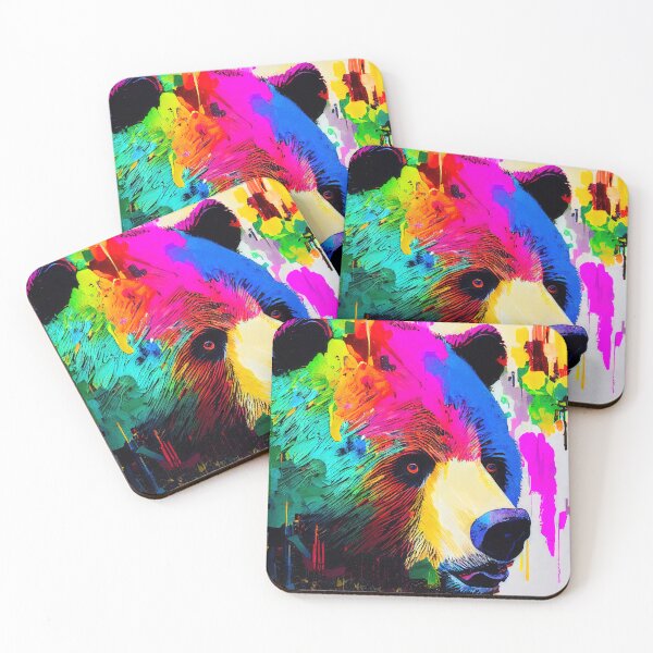 Item preview, Abstract Bear designed and sold by AM FineArtPrints.