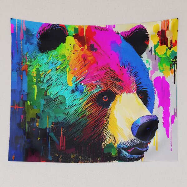 Item preview, Abstract Bear designed and sold by AM FineArtPrints.