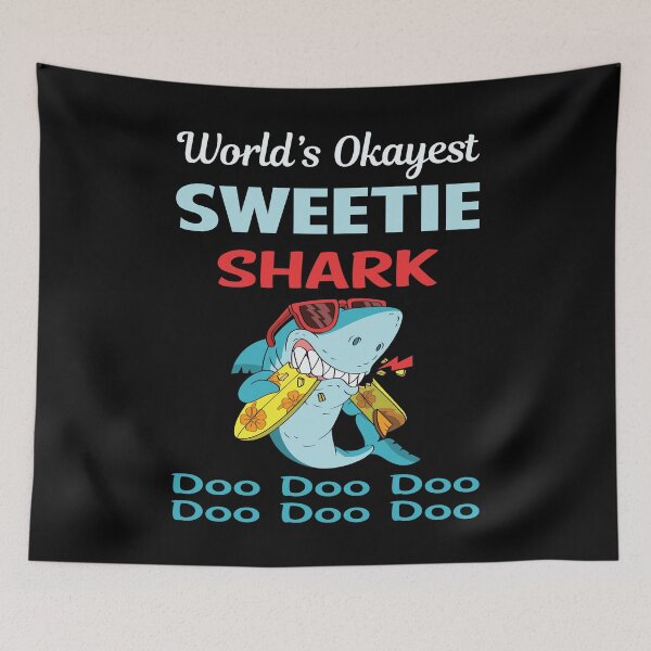 Item preview, Funny Shark SWEETIE designed and sold by StoreHornedFace.