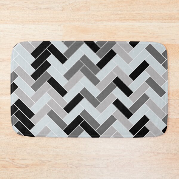 Item preview, Pale Blue Black Gray Herringbone Pattern Pairs Valspar 2023 COTY Rising Tide 4008-3A designed and sold by ColorOfTheYears.