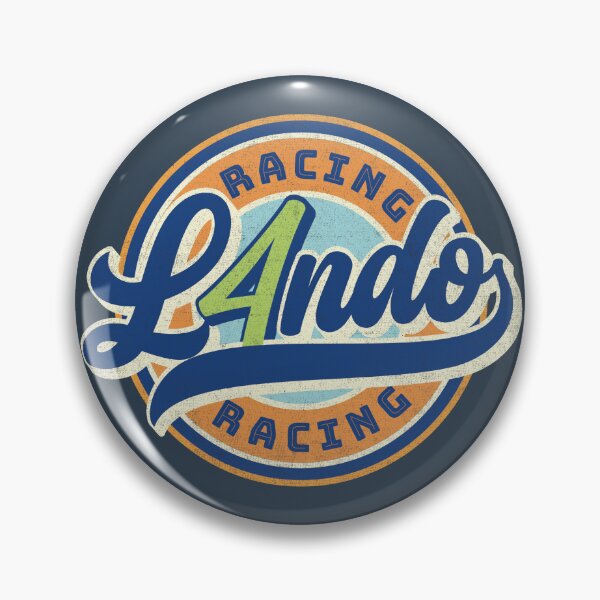 Item preview, Lando 4 Racing Badge (round) designed and sold by Numero14.