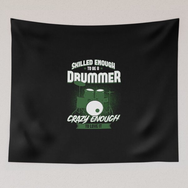 Item preview, Skilled Enough To Be A Drummer Crazy Enough Drummer Gift Racerback Tank Top designed and sold by Charliechaney3.