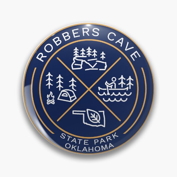 Item preview, Robbers Cave State Park OK Heraldic Logo designed and sold by VanyaKar.