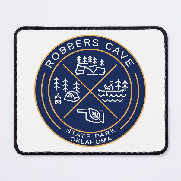 Item preview, Robbers Cave State Park OK Heraldic Logo designed and sold by VanyaKar.