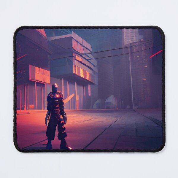 Item preview, robot in the city designed and sold by OverAltruist.