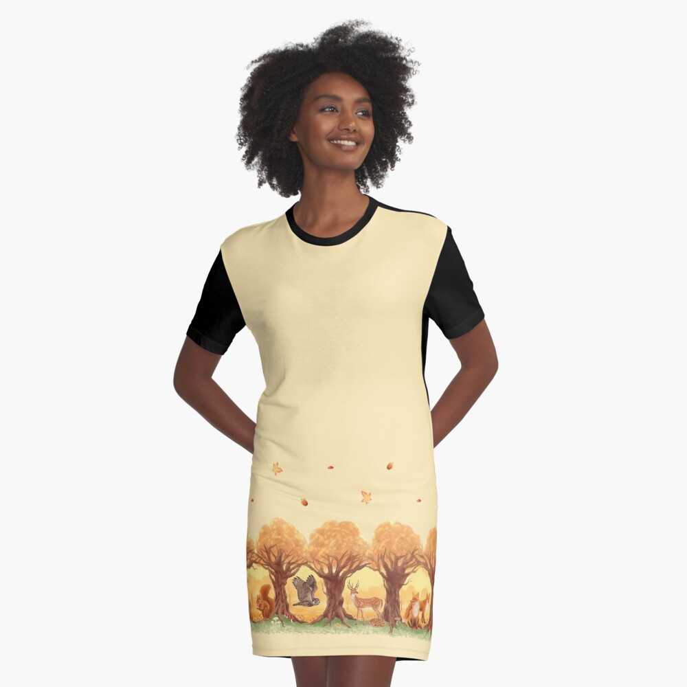 Item preview, Graphic T-Shirt Dress designed and sold by petravb.