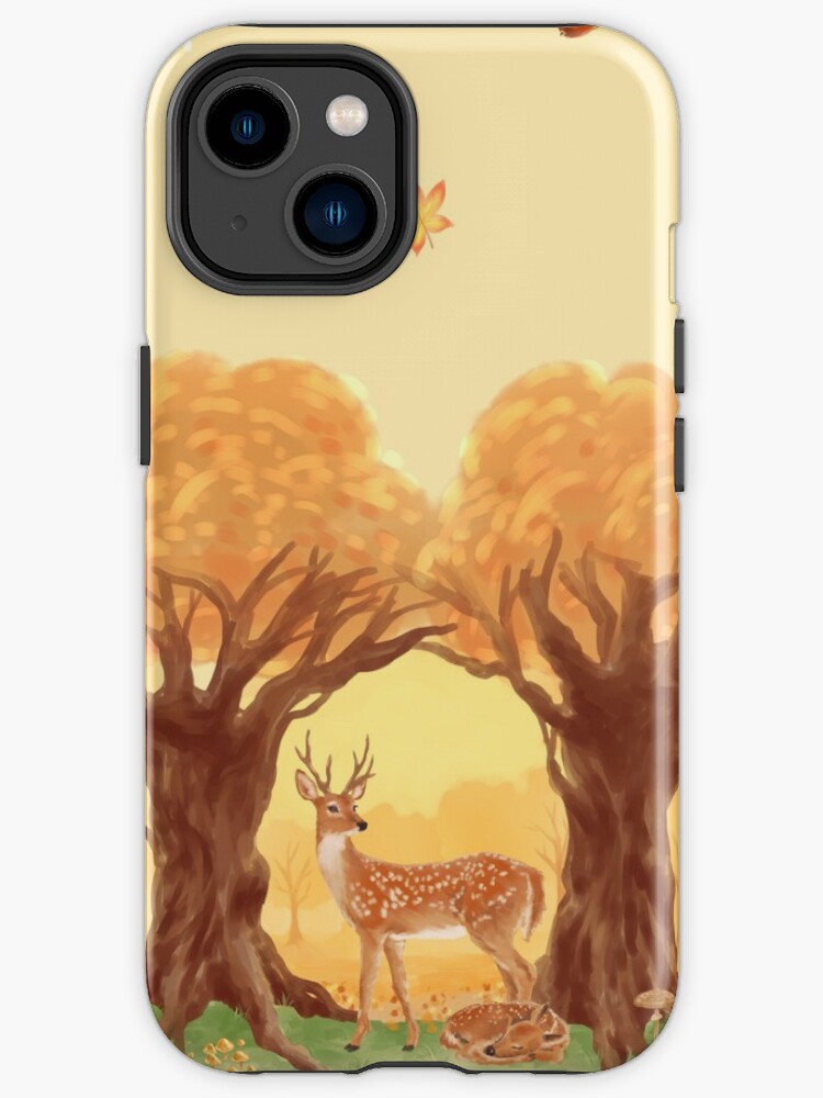 Thumbnail 1 of 4, iPhone Case, Sunny Forest Animals designed and sold by petravb.