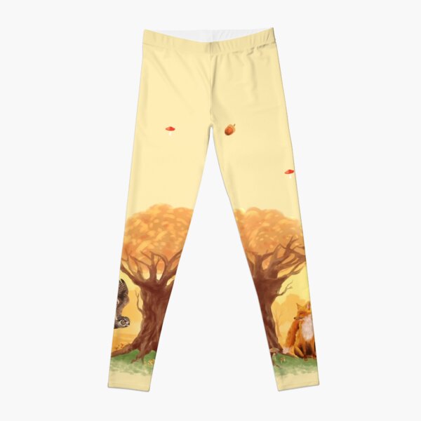 Sunny Forest Animals Leggings