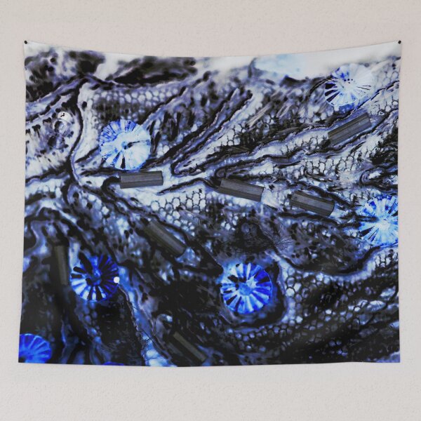 Item preview, Landscape of Blackened Lace where the Beads Turn Blue designed and sold by Geoff Treagus.