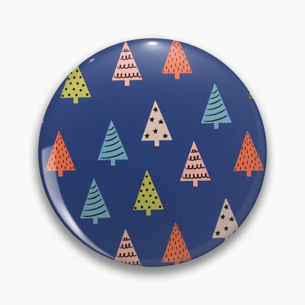 Item preview, Christmas tree on blue background designed and sold by Irenajh87.