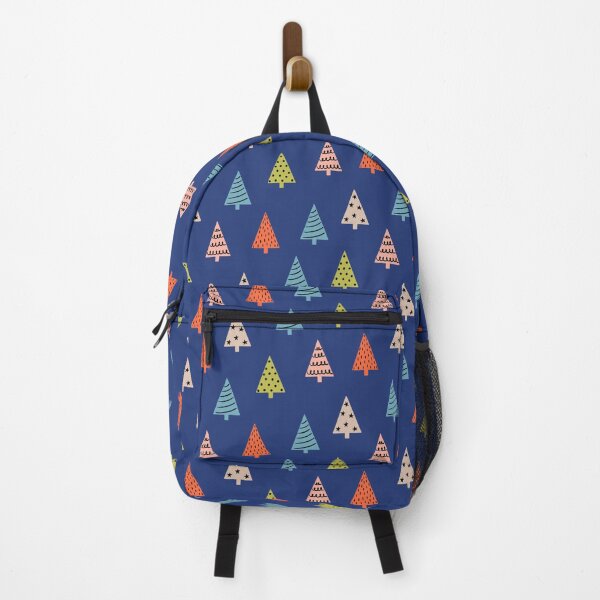Item preview, Christmas tree on blue background designed and sold by Irenajh87.