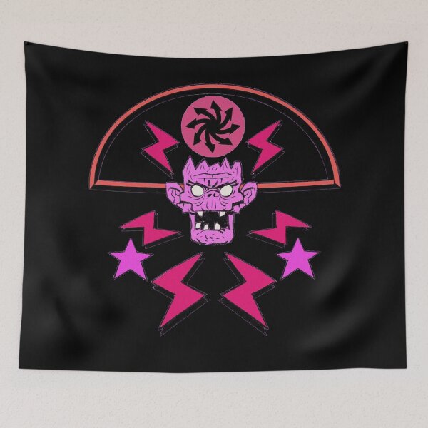 Item preview, the rock lightning skull designed and sold by Reyrayest.