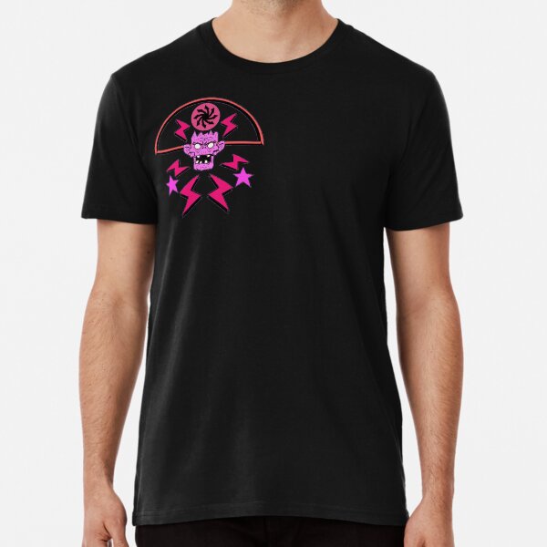 le crâne de foudre de roche T-shirt premium